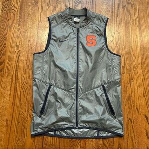 Nike Elite Syracuse University Orange Vest Grey Men’s M Player Issue Lightweight